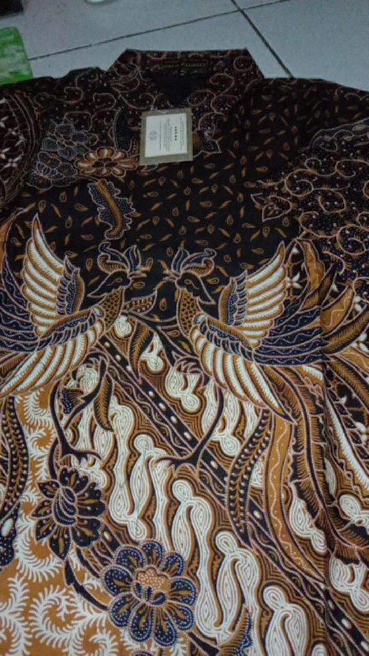 Vespa Pendek Kemeja Batik Pria Full Furing Katun Sragenan