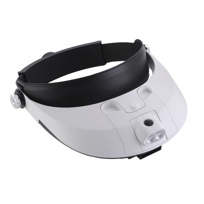 

COVID 001G Magnifier Lup Luv Kacapembesar Kaca Pembesar Topi LED