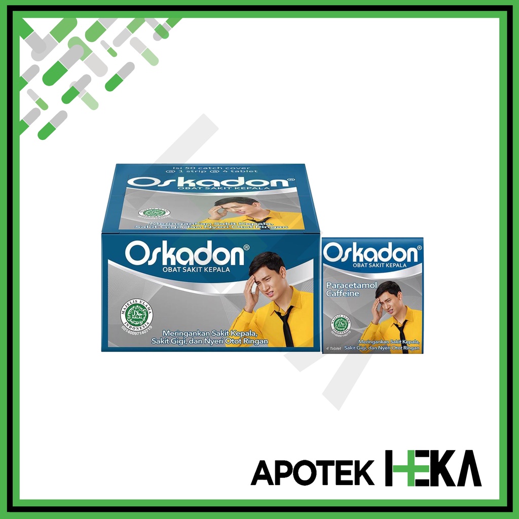 Oskadon Tablet Obat Sakit Kepala Box isi 50x4 Tablet (SEMARANG)