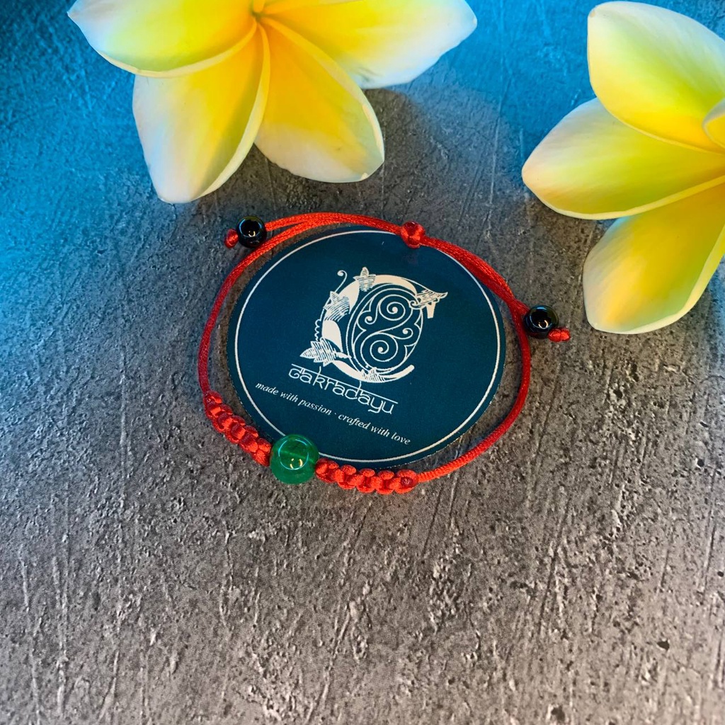 Gelang Shio Monyet dengan batu Aventurine