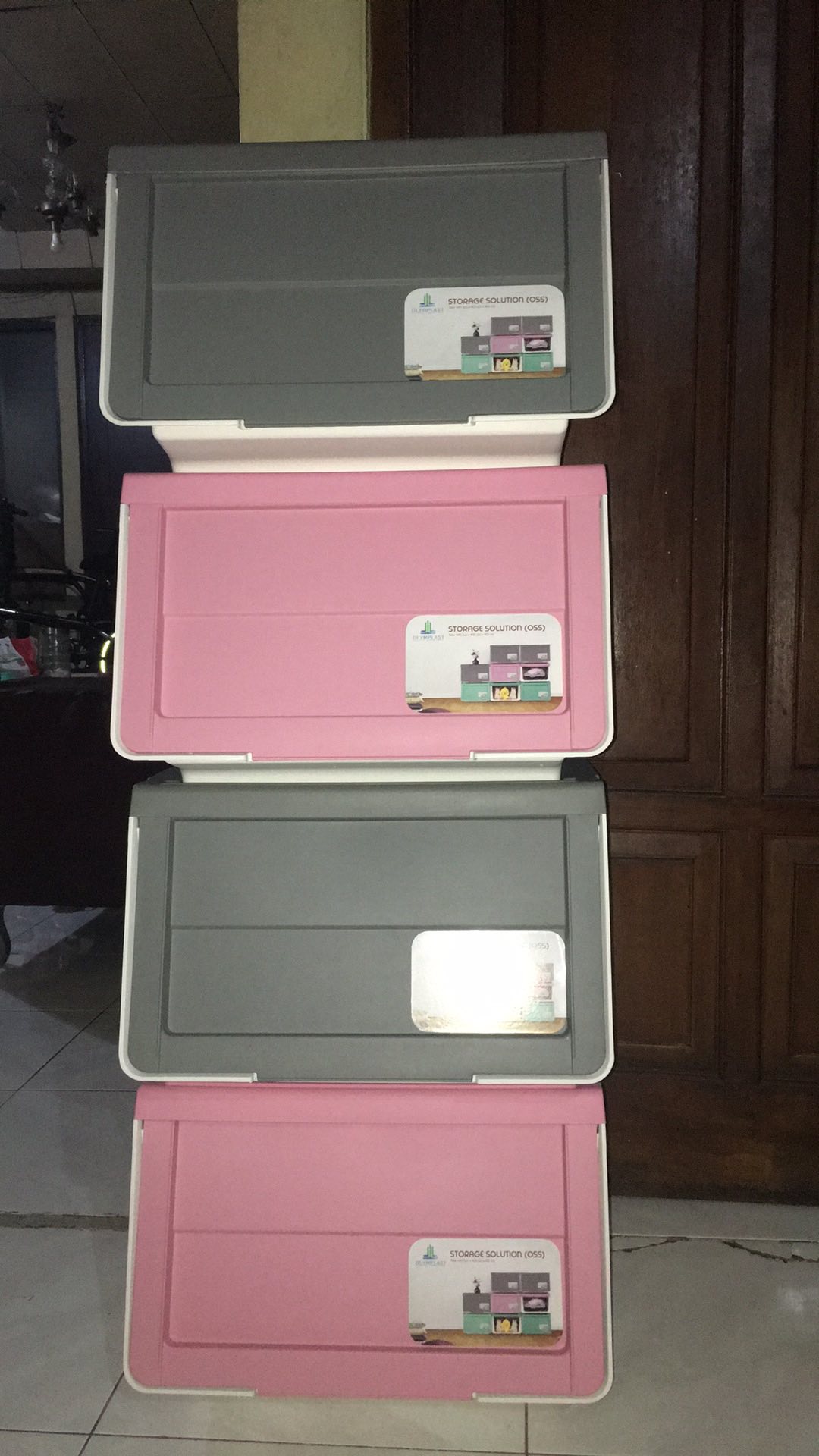Rak Kotak Penyimpanan Olymplast Oss / Olymplast Storage Solution / Organizer Rak Kotak