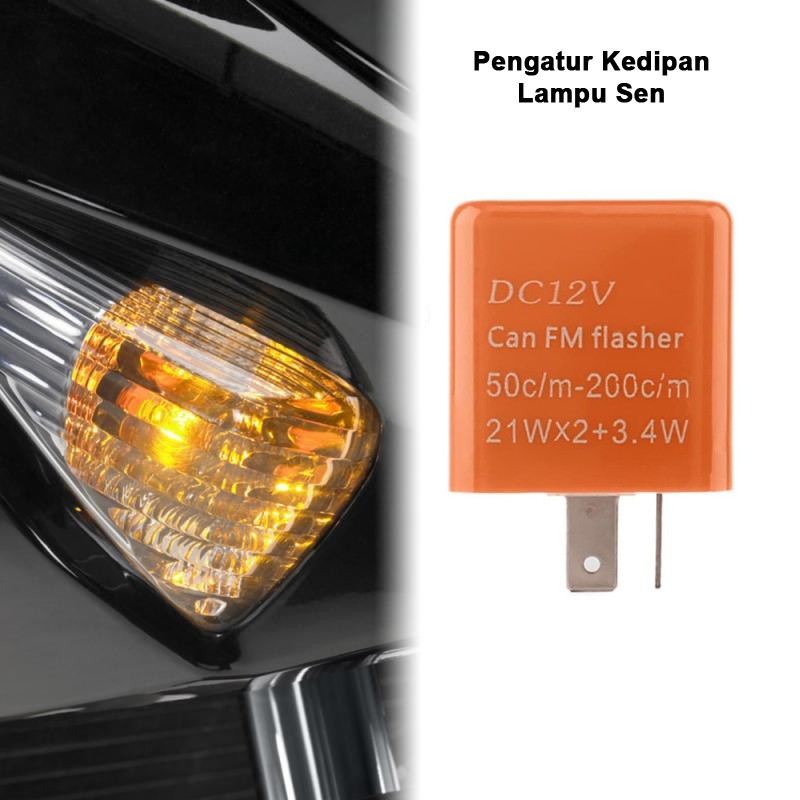 Pengatur Kedipan Lampu Sen / Flasher Relay Sein Led / Atur Kedip Lampu