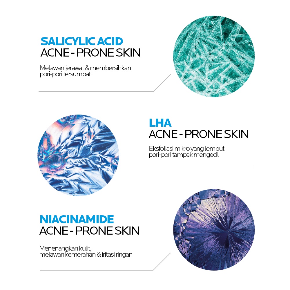 La Roche Posay Effaclar Salicylic Acid Serum 30ml - Serum Wajah Kulit Jerawat/ Berminyak-2