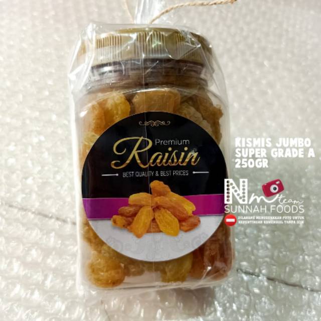 

Kismis jumbo grade A 250 gr