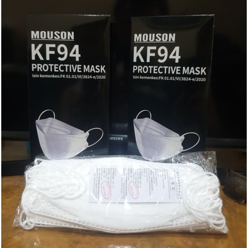 10 pcs MASKER KF94 MASKER KF 94 3D 4 PLY IJIN BNPB