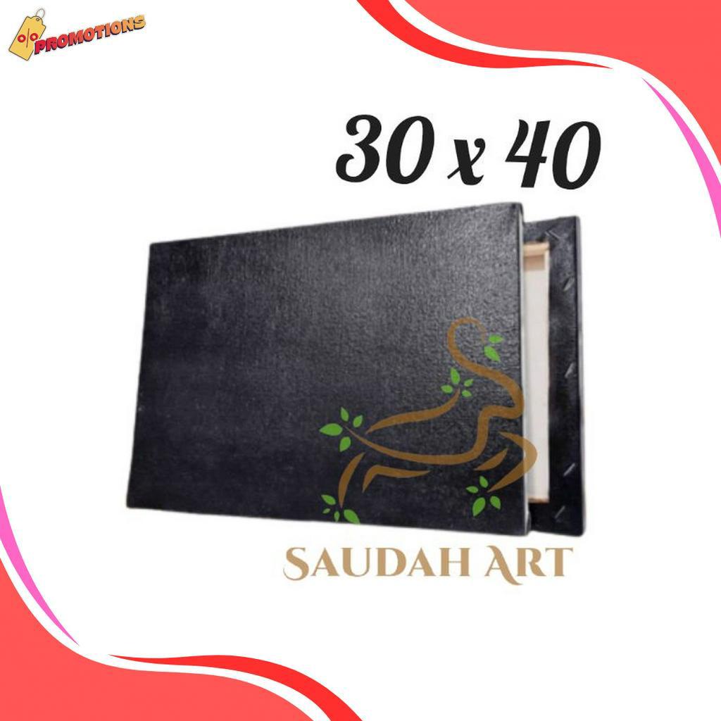 

UNIK Kanvas Canvas Lukis Hitam 3x4 cm