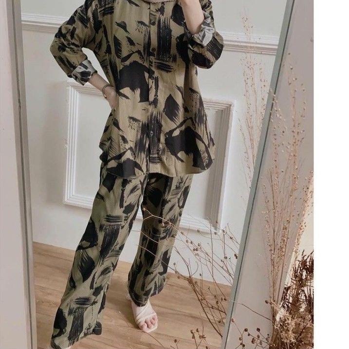 (VIRAL) ONE SET DAILY WANITA TERBARU || ZIONA ONE SET || BAJU SETELAN WANITA / ONE SET WANITA MOTIF 