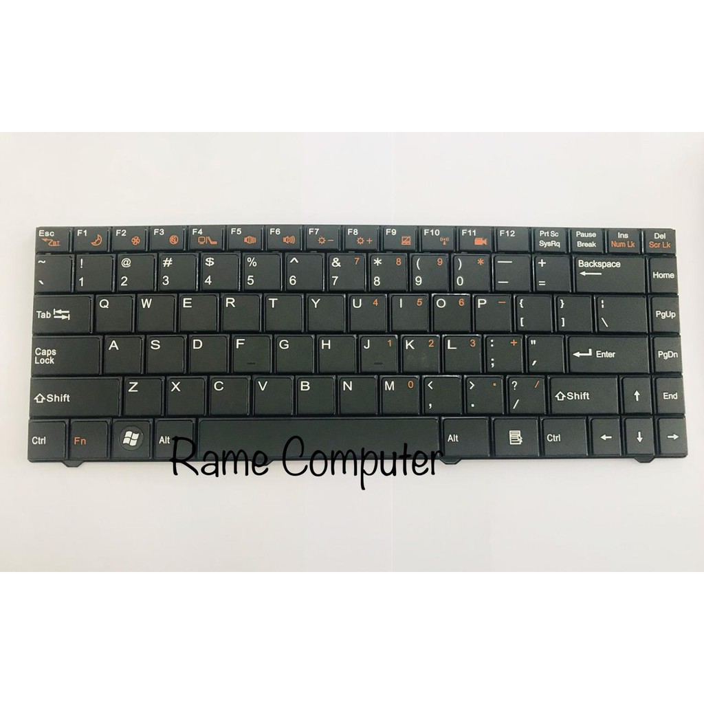 Keyboard Axioo HNM Series Hitam