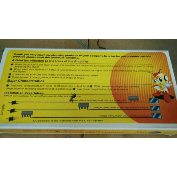 New Product - Catv Signal Amplifier Booster 4 Way 20Dbi,Catv Signal Amplifier