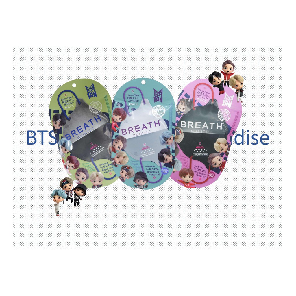 BTS TinyTan Quintet Mask
