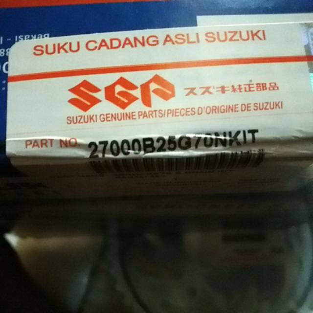 Gir Set Rantai Roda Kit Suzuki Satria FU New 2014 27000 25G70