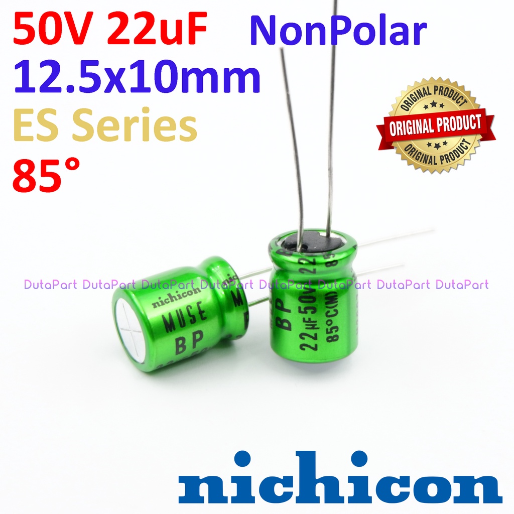 50V 22uF BP NonPolar ORIGINAL NICHICON MUSE Kapasitor Capasitor Elko