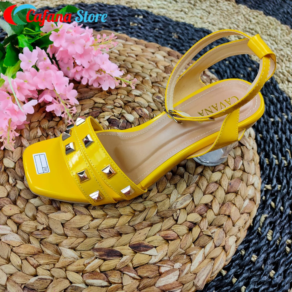 Heels Kaca Wanita Premium Elisha SDH209