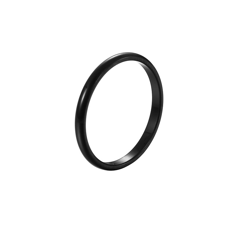 Cod Ring Titanium Steel 18k Anti Fade Korean Style For Men/Women/Couple