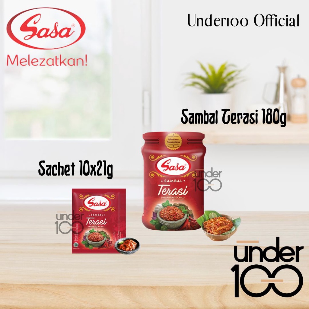 ❤ UNDER100 ❤ Sasa Sambal Terasi 180gr | Sachet 10 x 21g