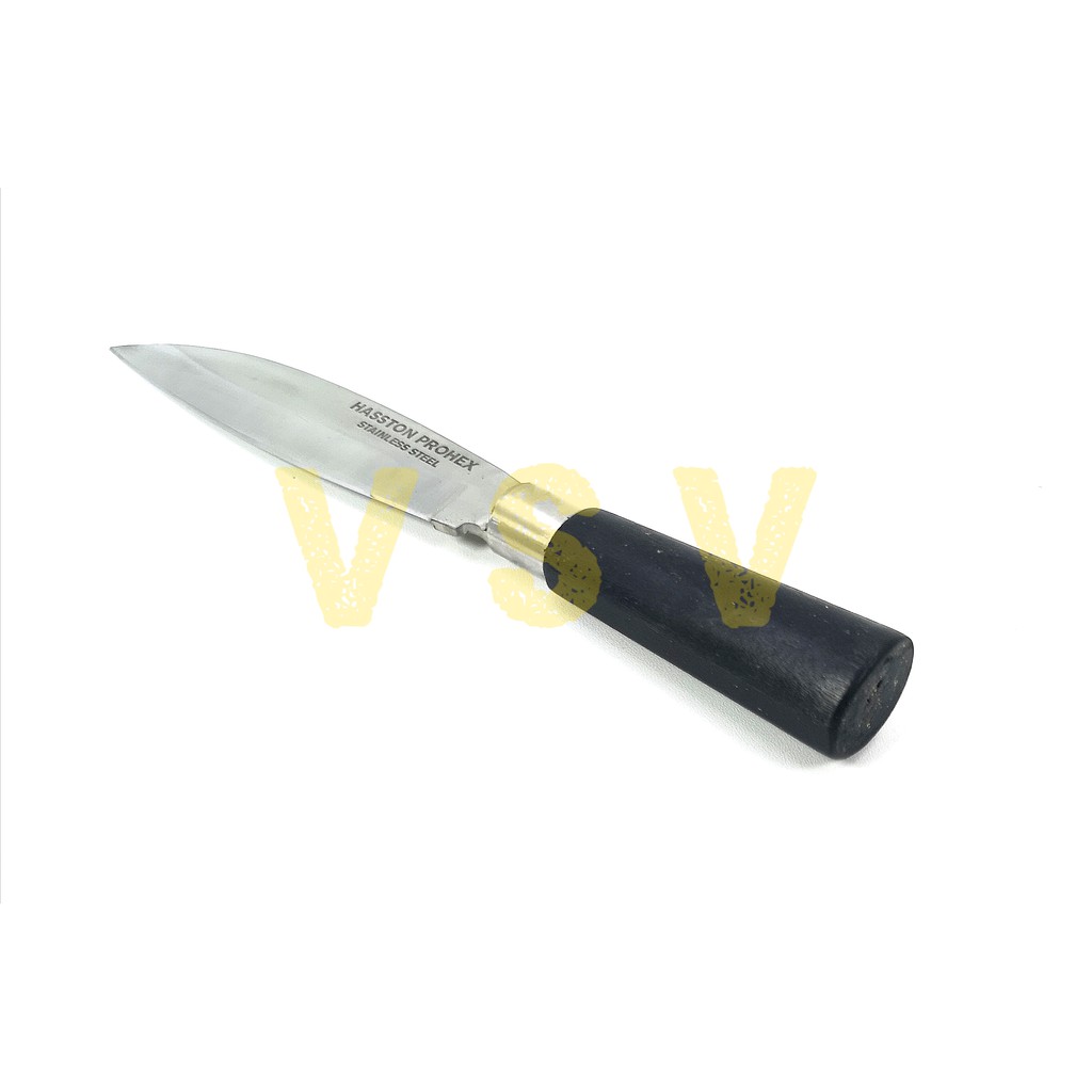 Hasston Pisau dapur gagang kayu 3020-101 Pisau stainless steel Kitchen knife 3020-101