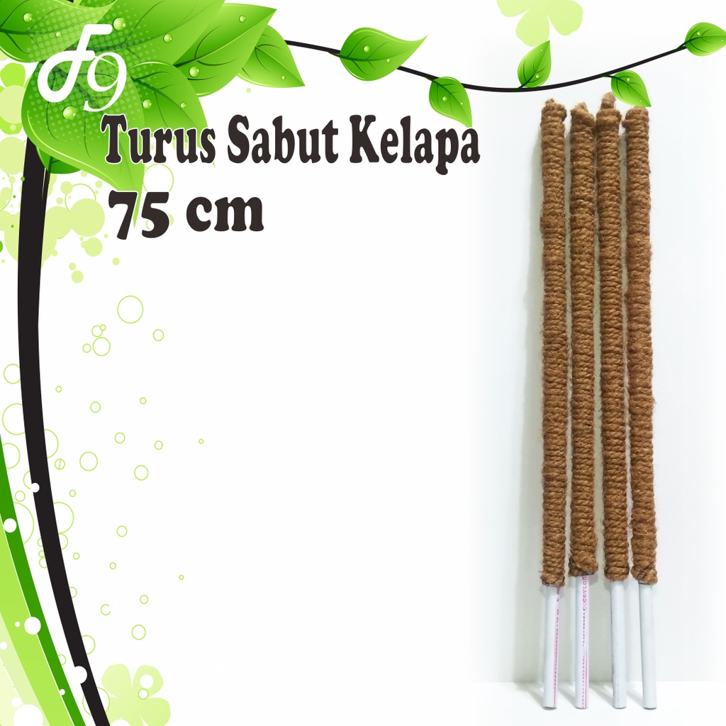 Turus Penyangga Tanaman Sabut Kelapa 17 cm 40 cm 75 cm