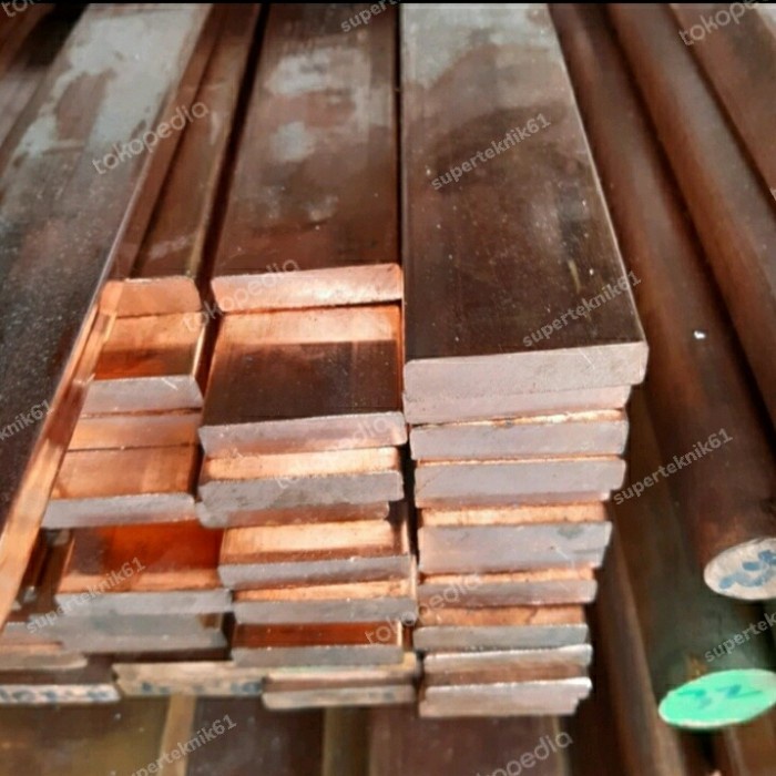 Plat Tembaga 5mm x 30mm x 150mm plat strip tembaga busbar