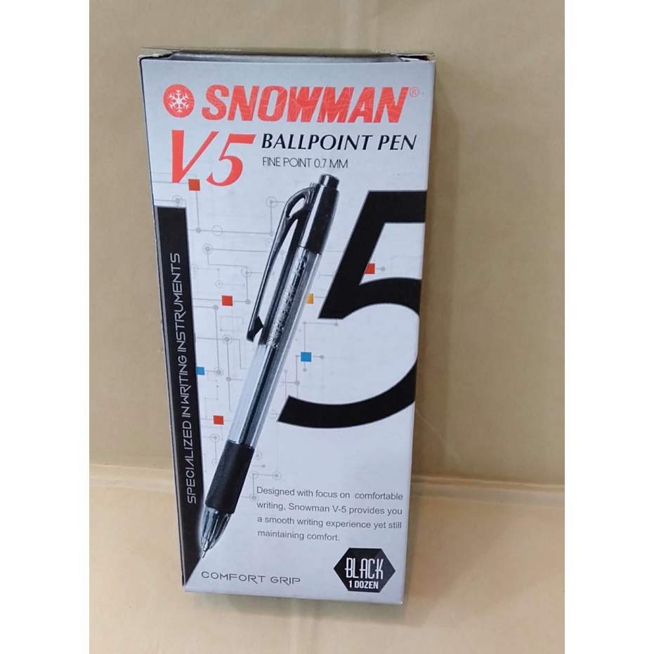 

Bolpen snowman V5 / pulpen snowman V5 pulpen cetek 0.5mm