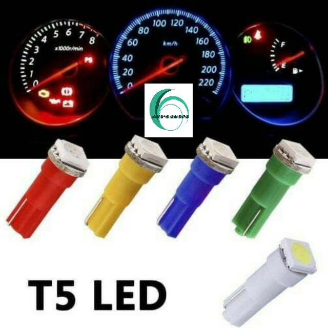 LED T5 Speedometer Lampu Spedometer COB Lampu Mobil Motor 12v arus DC variasi PLAT MOTOR