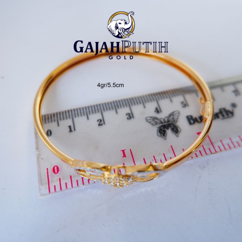 4gr Gelang Model Permata Emas Asli KodeO24055