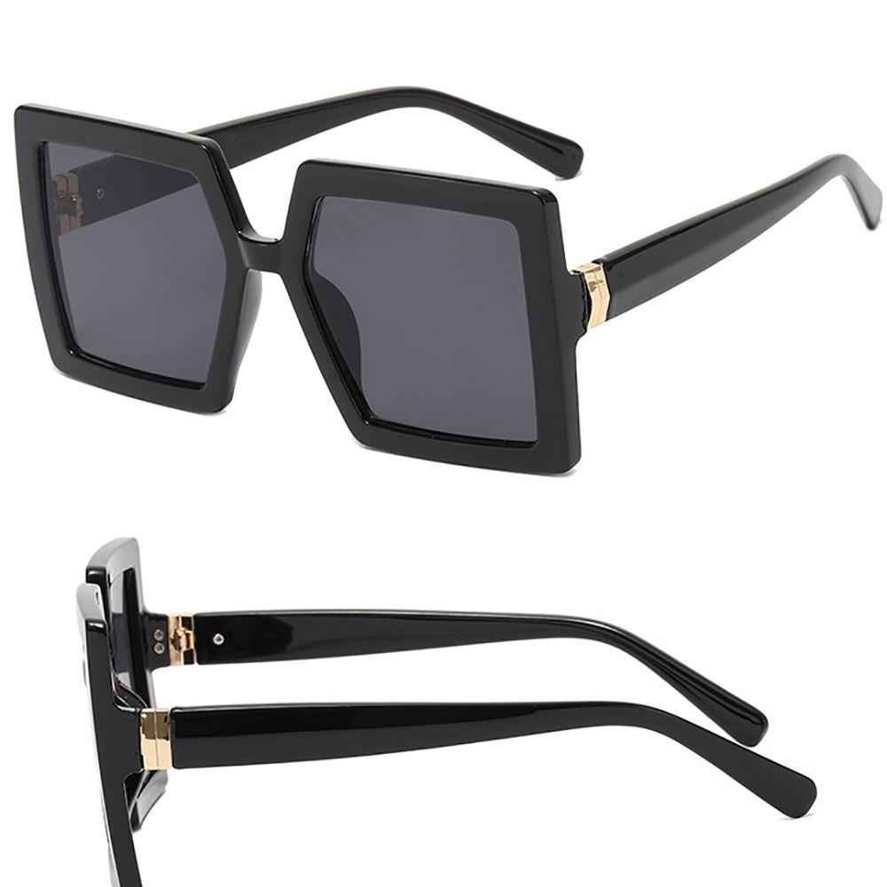 [Elegan] Square Sunglasses Kacamata Anti Radiasi Kaca Mata Anti Radiasi Untuk Wanita Frame Besar Perlindungan Kacamata Korea Anti Radiasi Kaca Kacamata Wanita Kacamata