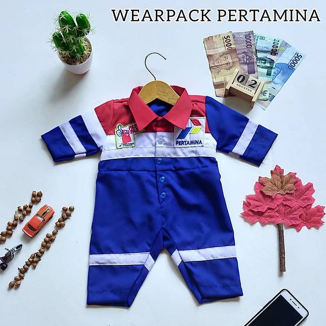 Wearpack pertamina Wearpack anak laki-laki kostum anak cowok
