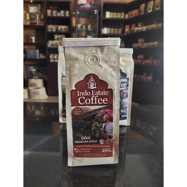 

JAVA PREMIUM GOLD 200gr ( Indo Estate Coffee)