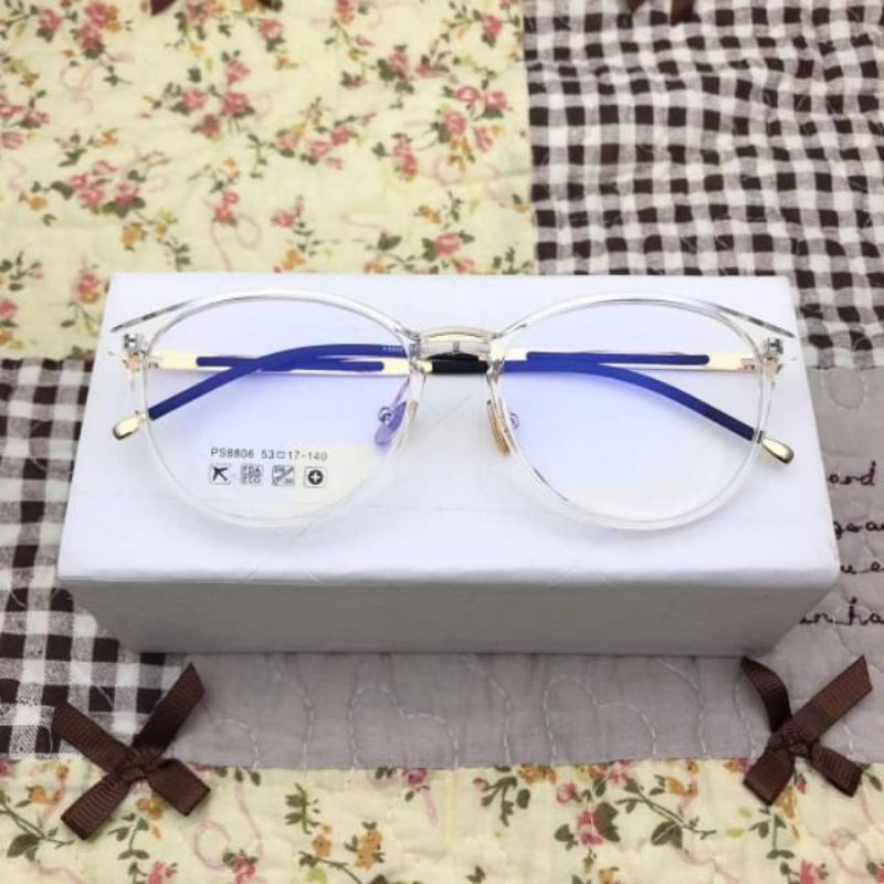 0(Bisa COD) KACAMATA WANITA MURAH 8806 mono PAKET LENSA PHOTOCROMIC minus/cylinder antiradiasi