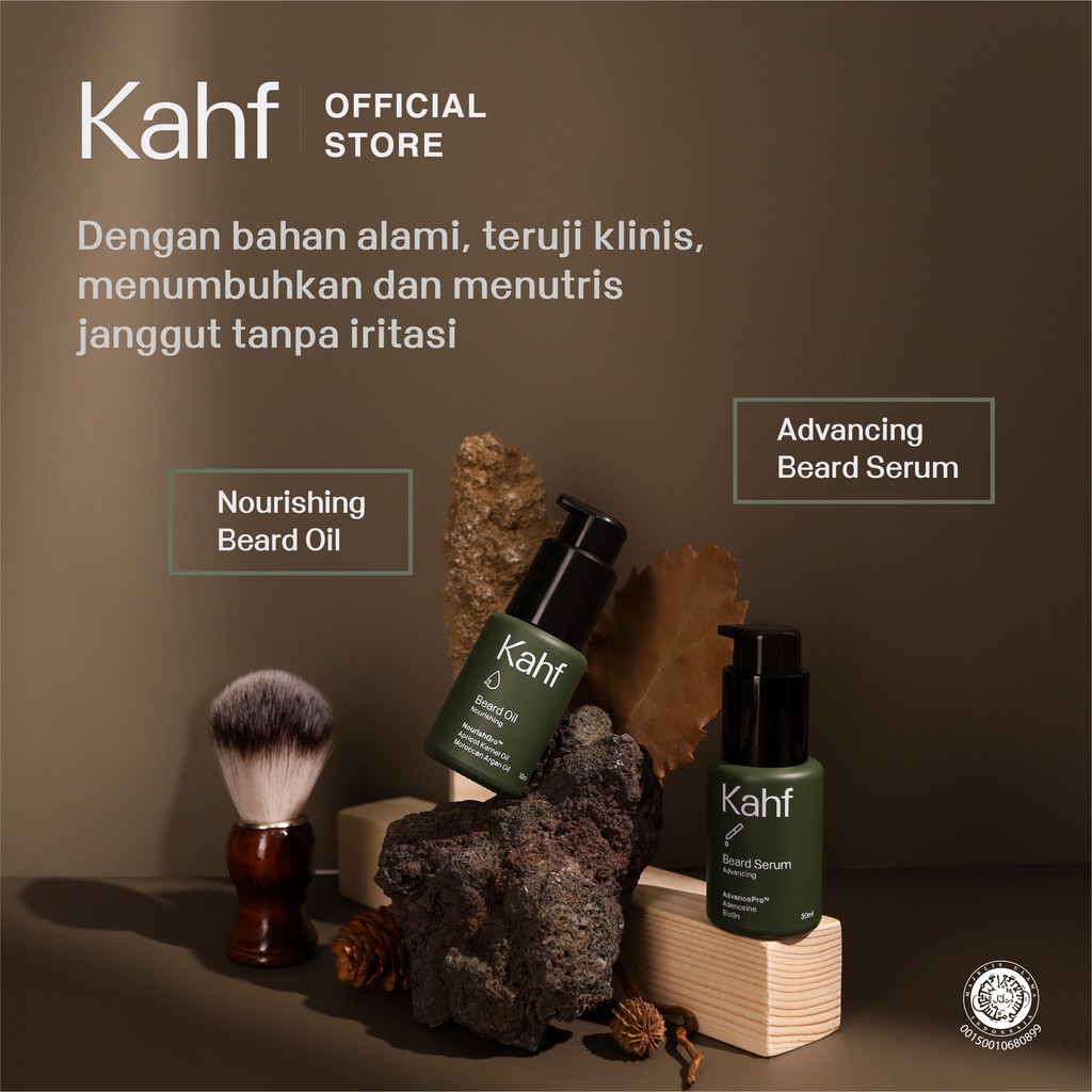 ❤ BELIA ❤ KAHF Skincare Cowok Halal (✔️BPOM) Face Wash | Face Serum | Face Spray | Serum Jenggot Eau de Toilette Laki-laki Man