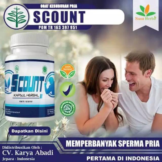 Jual Scount Asli S Count Original Obat Subur Kesuburan Pria Mandul