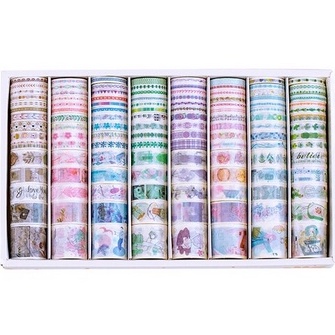 

HI436 SERIES 3 - Washi Tape Satuan Aesthetic Jurnaling Scrapbook