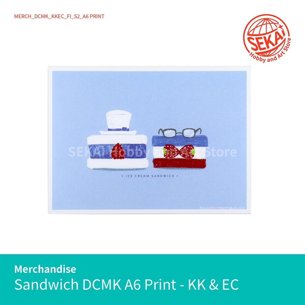 

A6 Artprint Anime DCMK - Kaitō Kid & Edogawa Conan Ice Cream Sandwich