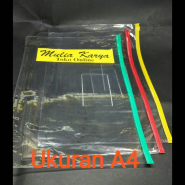 

Map Zipper Transparan A4