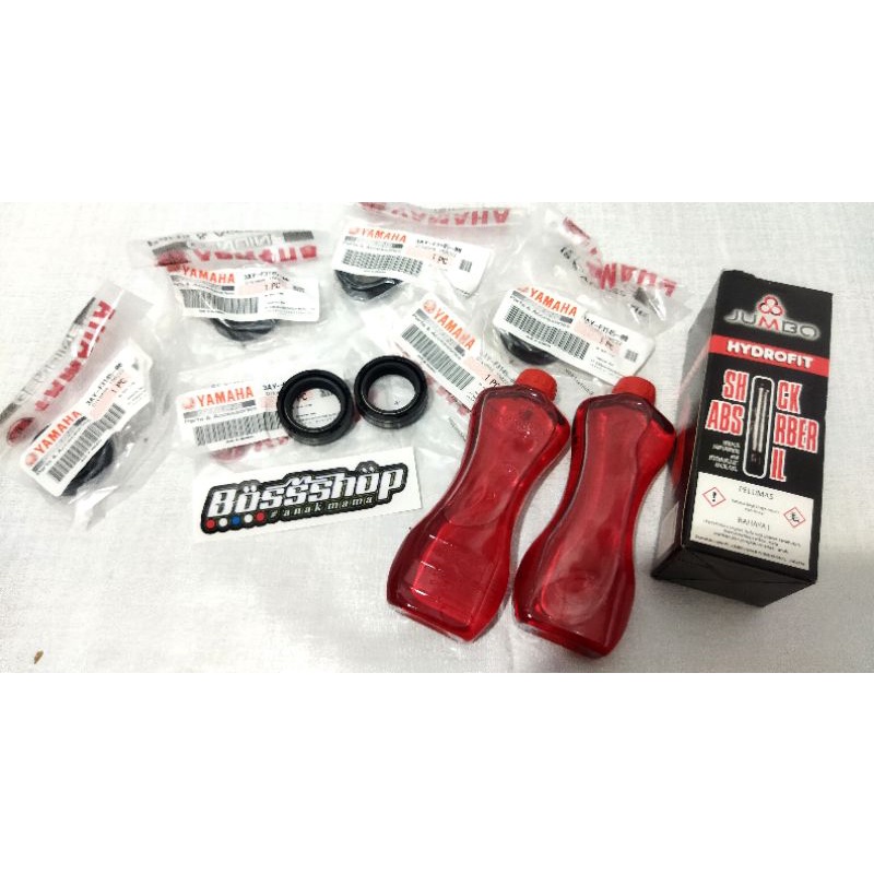 PAKET SEAL SHOCK DEPAN 26" SET OLI SHOCK ORIGINAL YAMAHA ALL MOTOR MIO SPORTY