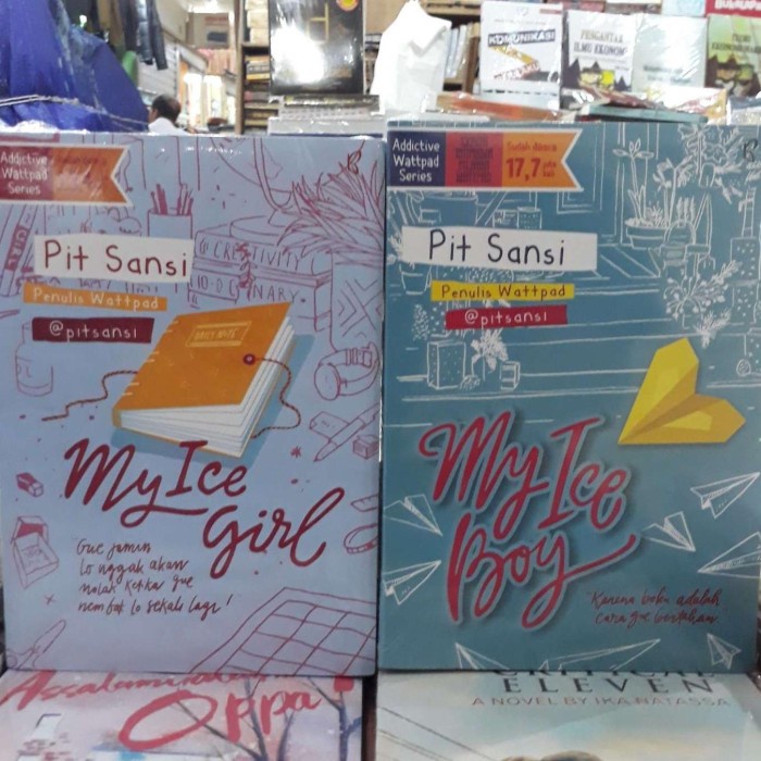 Paket 2 Novel My Ice Girl My Ice Boy. Novel laptop murah novel Romance Novel Wattpadd, Novel Wattpad
