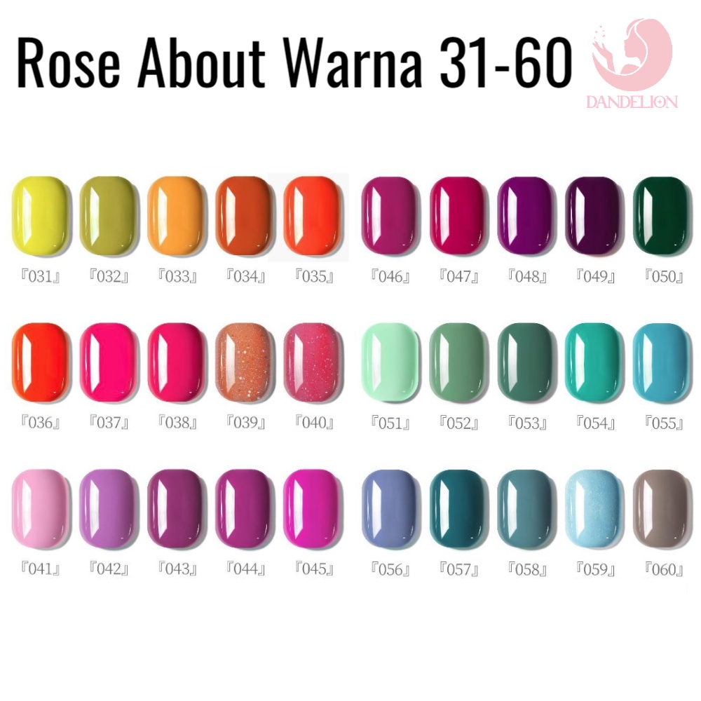 DND ROSE ABOUT (1-45) Gel Nail Polish UV LED Nail art kutek gel 7.3ml Cat kuku Gel uv kutek gel uv