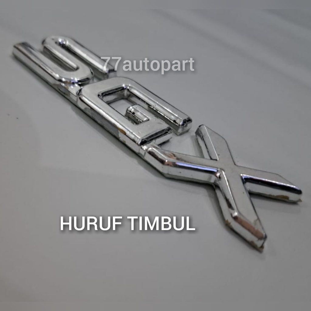 emblem logo mobil tulisan sgx untuk kijang kapsul 1997 sampai 2004