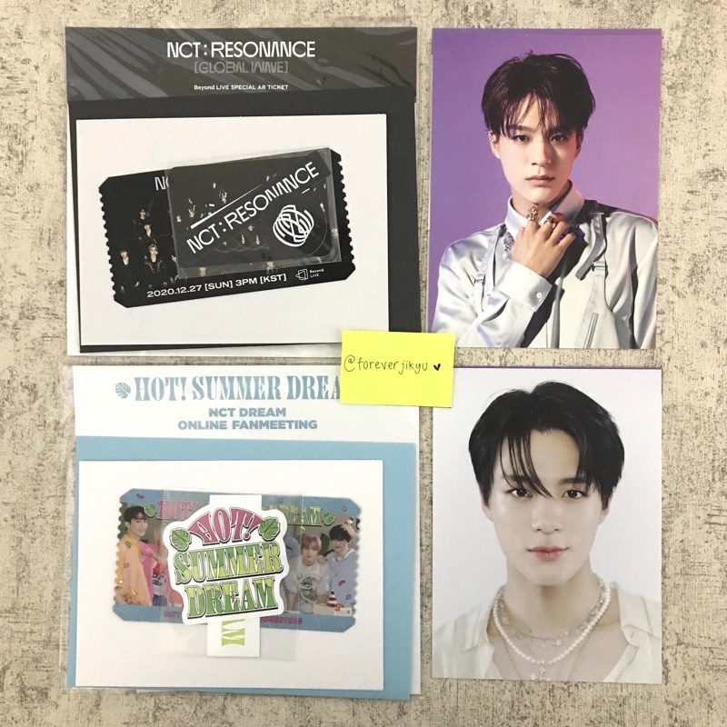 [READY] SPECIAL AR TICKET SET NCT DREAM LEE JENO OFFICIAL BEYOND LIVE RESONANCE 2020 GLOBAL WAVE HOT