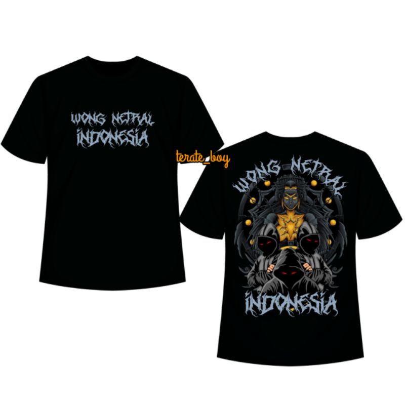 kaos wong netral Indonesia