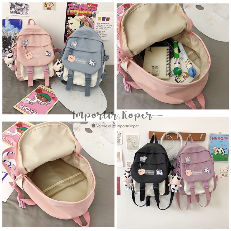 joshee Tas ransel mini kecil Backpack korea mini backpack dewasa Tas paud TK tas sekolah