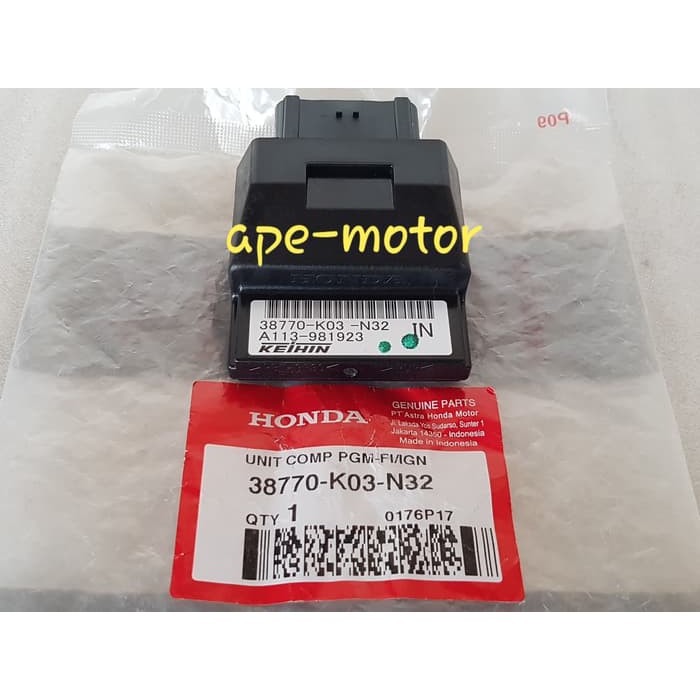 ECM REVO FIT FI 38770-K03-N32 ORIGINAL HONDA ASLI