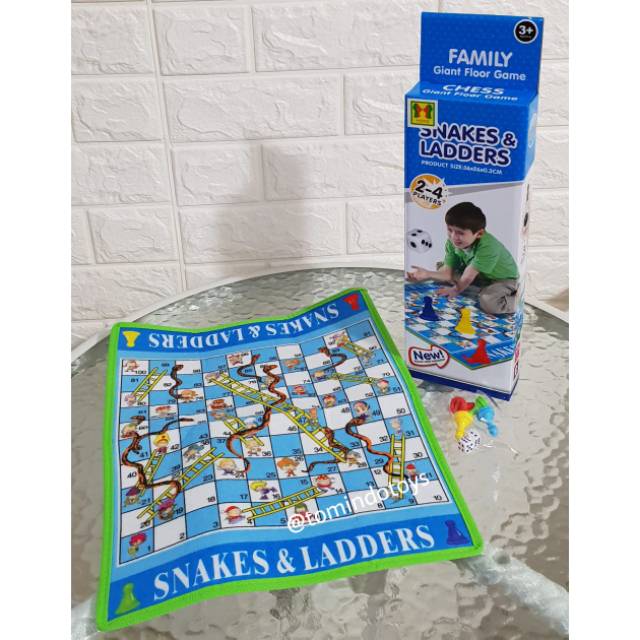 Tomindo mainan games ular tangga - SNAKE LADDER mainan anak laki laki perempuan edukasi