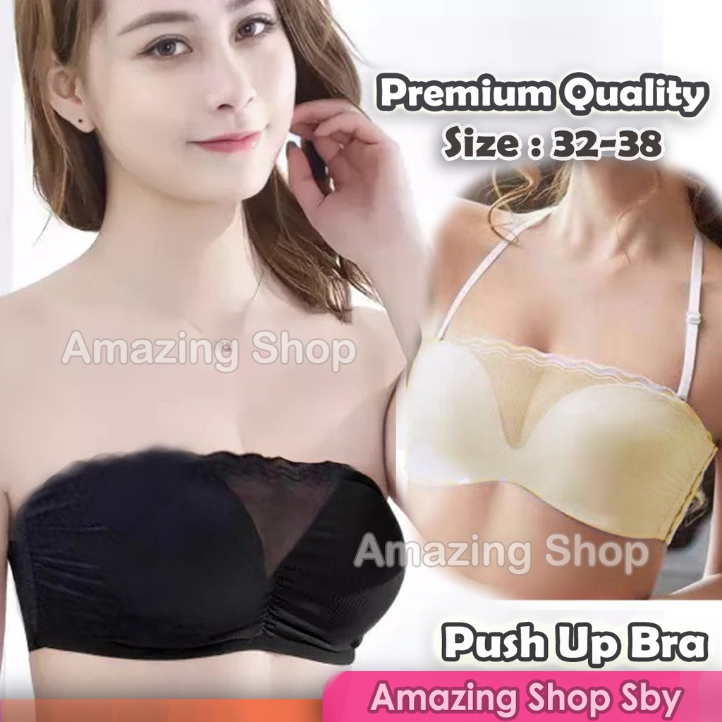 BH Bra Push Up Premium Import dengan Busa Lembut dan Tali lepas Pasang Amazing Shop SBY