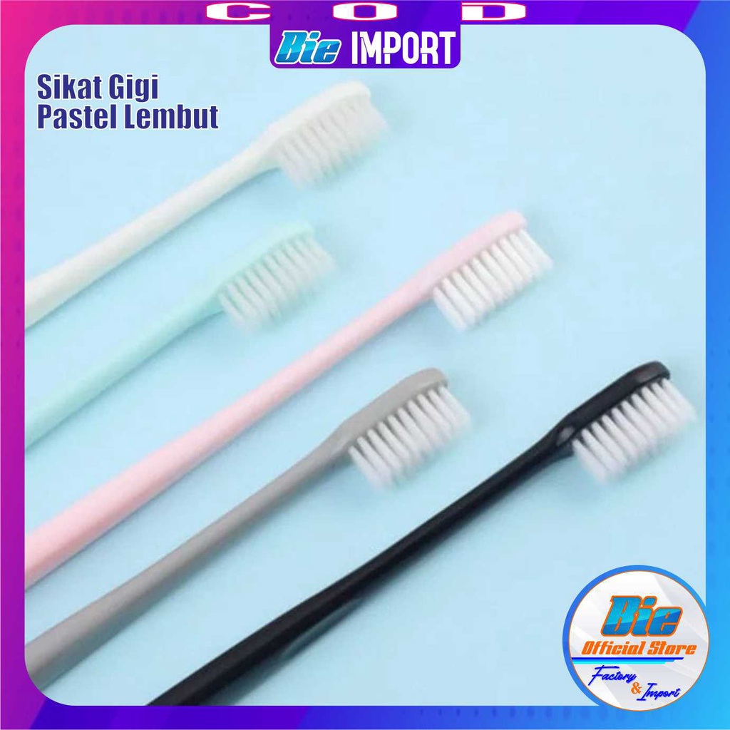 Sikat Gigi Bulu Lembut Pastel Series Impor Best Seller