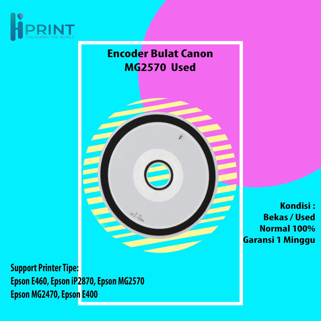 Encoder Bulat Canon E460 ip2870 MG2570 mg2470 e400 Timing Disk ip2870 Encoder Disk Canon MG2570 Used