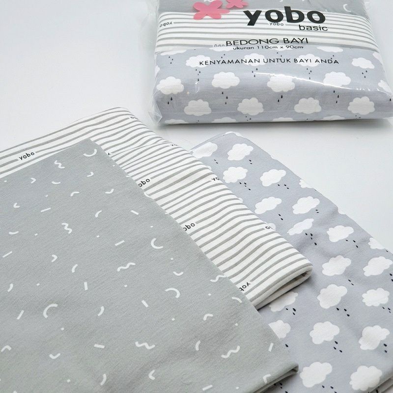 YOBO BEDONG PER HELAI MOTIF RANDOM/ Swaddle Wrap / Bedong Bayi Harga Satuan