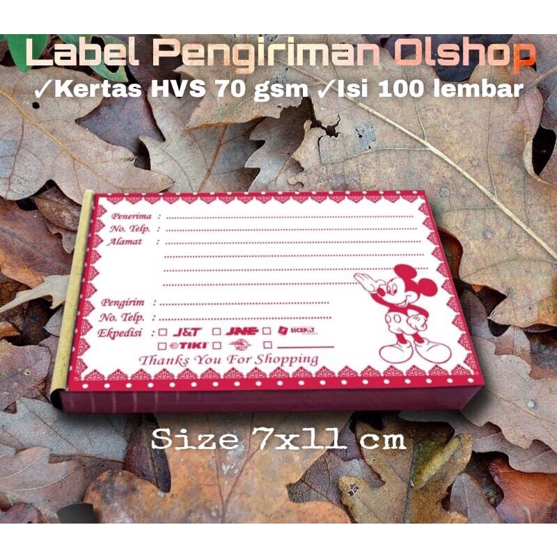 

NOTA PENGIRIMAN BARANG ISI 100 lembar