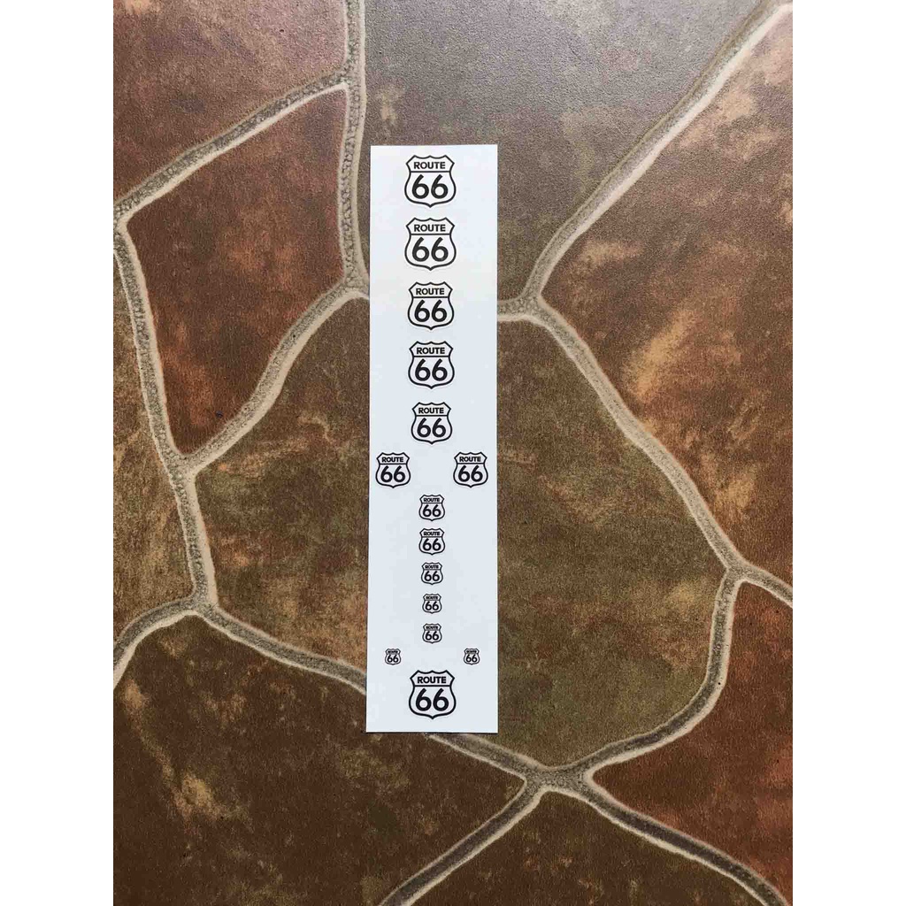 Route 66 Sticker Inlay Fret Markers Guitars & Bass Deluxe Fretboard Gitar Akustik Elektrik Klasik El