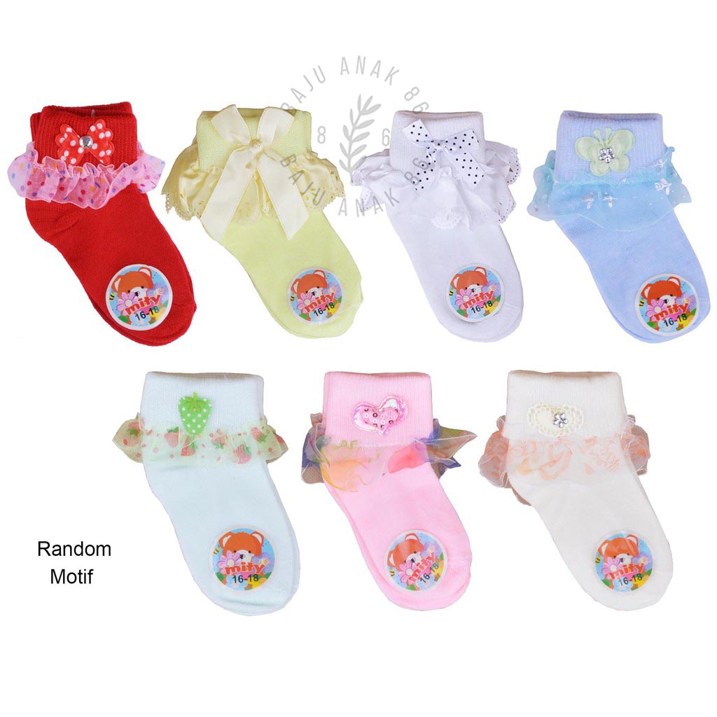 Kaos Kaki Bayi Renda Mity - 022.4280